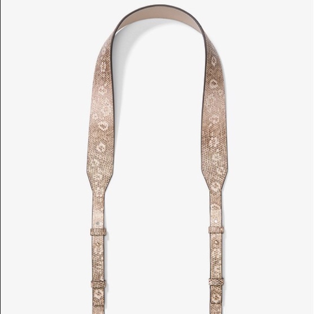 Michael Kors leather shoulder strap